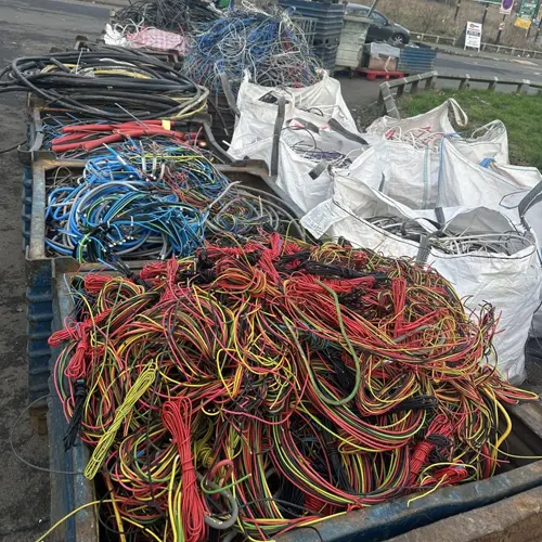 Cable and wire scrap