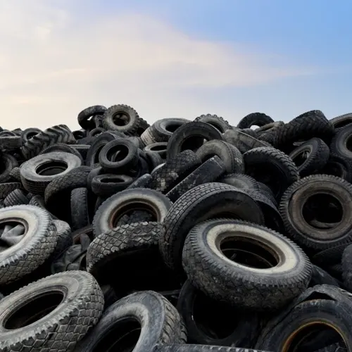 Used tyres for recycling