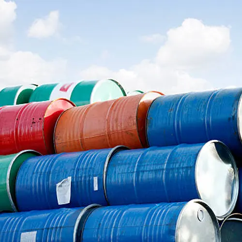 Used oil containers for recycling